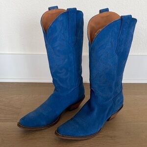 Dingo Size 8.5 Blue Suede Boott